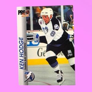 NHL 1992-93 Ken Hodge Tampa Bay Lightning #182 Pro Set Hockey Card